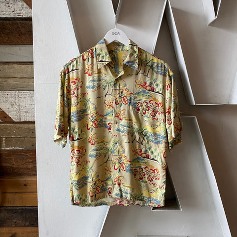 Rayon Hawaiian Shirt - Medium