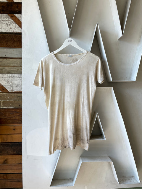 30’s Pilgrim Ribbed Tee - Large