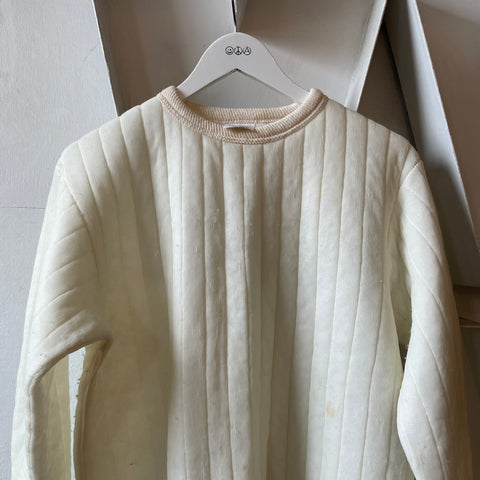 50’s Quilted Crewneck - Large