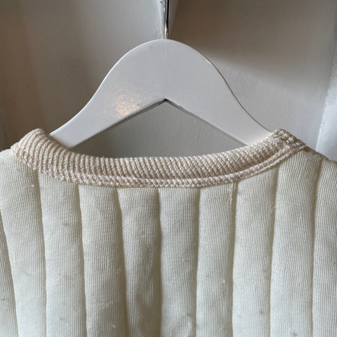 50’s Quilted Crewneck - Large