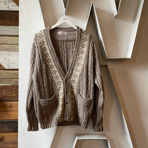 70’s Wool Cardigan - Medium