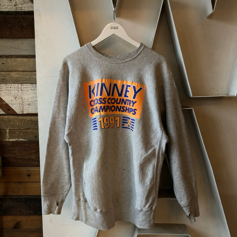 90's Reverse Weave Style Crewneck - XL