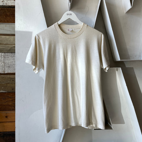 70’s JC Penney White Tee - Small