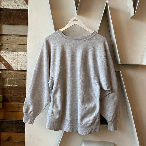 80's Blank Champion Reverse Weave Crewneck - Large