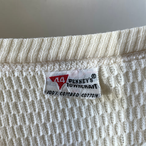 50’s Penney’s Waffle Knit Thermal - Large