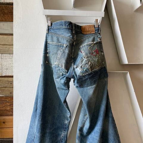 70’s Levi’s Flared and Patched Redlines - 26” x 31”