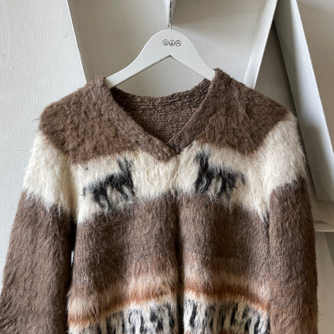 60’s Alpaca Wool Sweater - Small