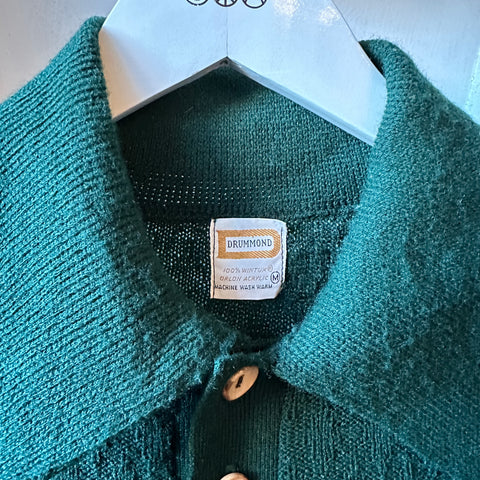60’s Acrylic Knit Polo - Medium