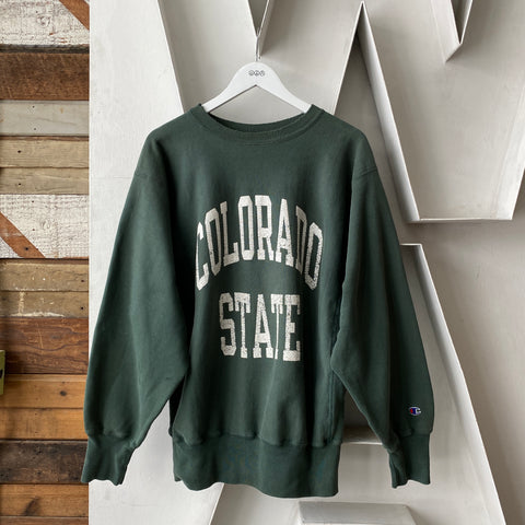 90's Colorado State Reverse Weave - XL