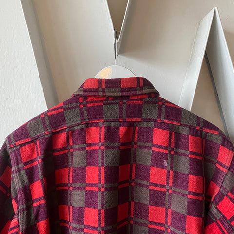 60’s Champion Heavy Cotton Flannel - Large