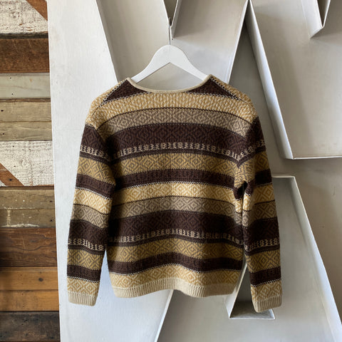 70's Cinnamon Toast Cardigan - Medium