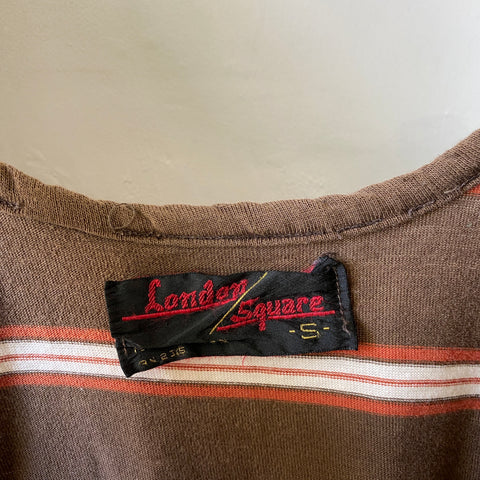70's Striped Tank Top - XS