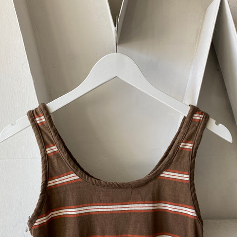 70's Striped Tank Top - XS
