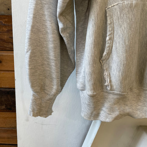90’s Thrashed Reverse Weave Hoodie - XL
