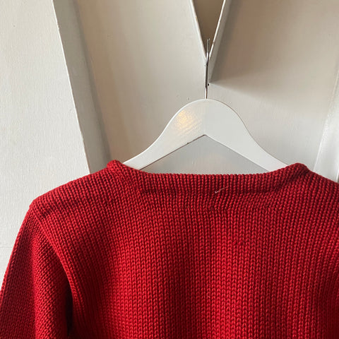 30’s Craig-Hall Boat Neck Sweater - Medium