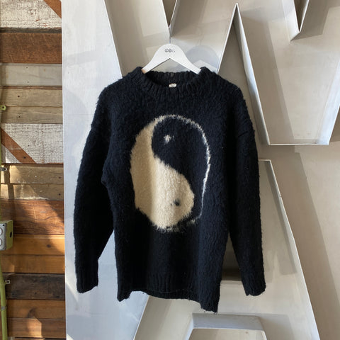 80’s Ying Yang Sweater - Medium