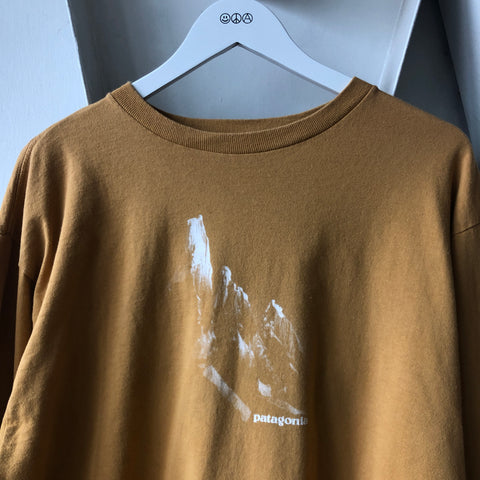 90's Mustard Patagonia Tee - Large