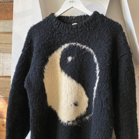 80’s Ying Yang Sweater - Medium
