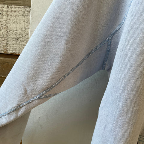 70’s Sky Blue Gusset Hoodie - Small