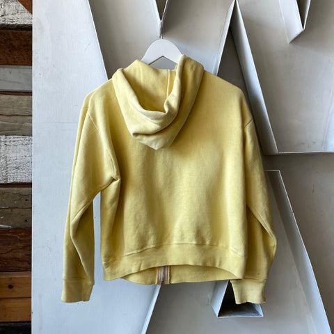 70’s Yellow Zip Up Sweatshirt - Medium