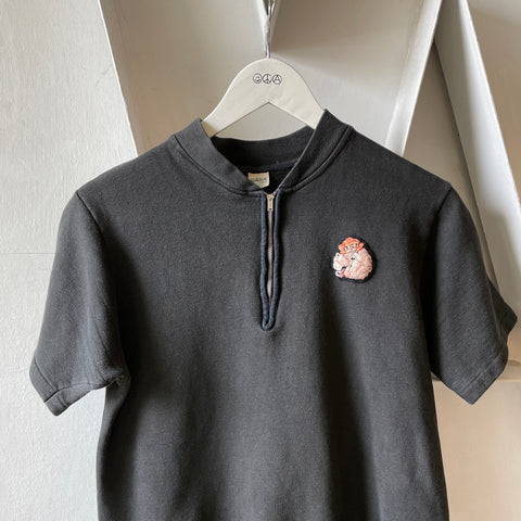 60’s OSU Quarter Zip Short Sleeve Sweatshirt - Small