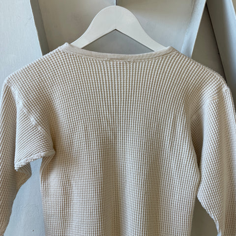 60’s Belgian Waffle Knit Thermal Tee - Small