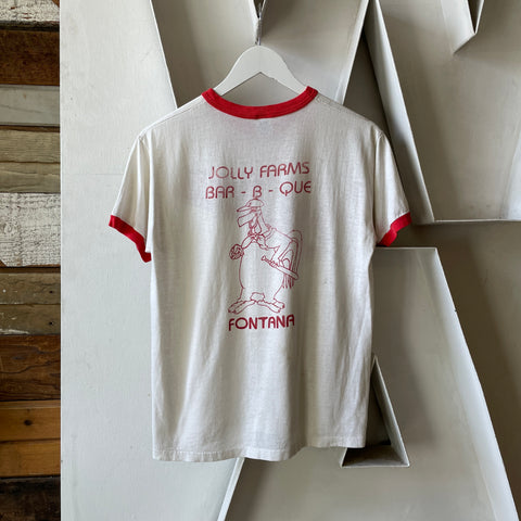 80’s Jolly Farms Ringer Tee - Medium