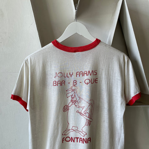 80’s Jolly Farms Ringer Tee - Medium