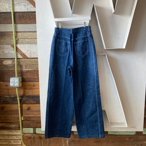 80’s Wide Leg Denim - 28” x 31”