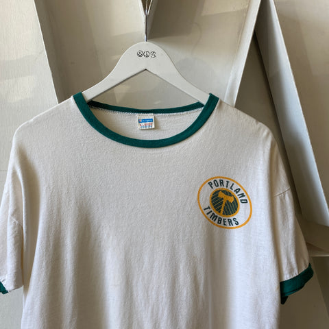 70's Blue Bar Timber’s Tee - XL