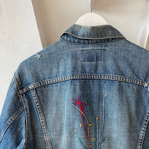 70’s Embroidered Levi’s Type 3 Jacket - Large
