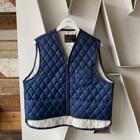 70’s Deadstock Quilted Vest - XL