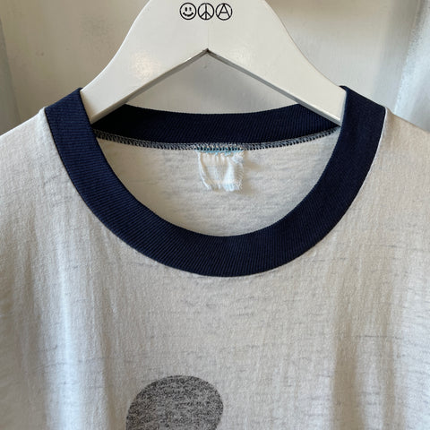 70’s Paper Thin Mickey Mouse Ringer Tee - XL