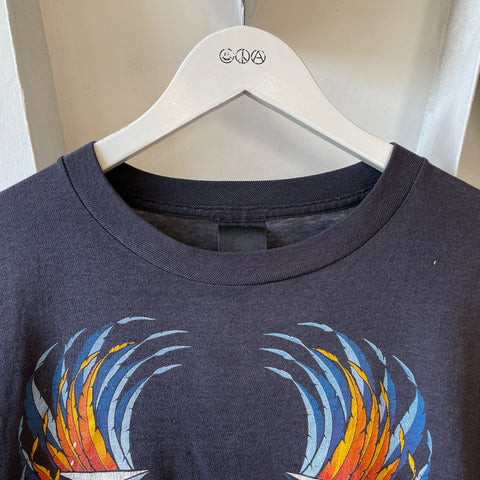 80’s 3D Emblem Atlantic City Harley Tee - Large
