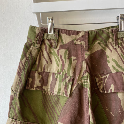80's Camo Cargo Shorts - 30” x 8”