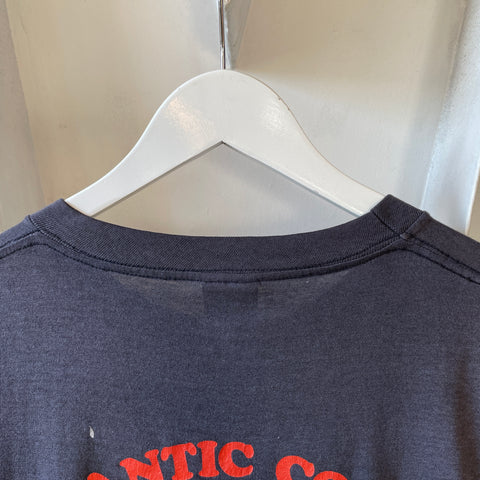80’s 3D Emblem Atlantic City Harley Tee - Large