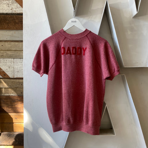 70's Daddy Raglan Crew - Large