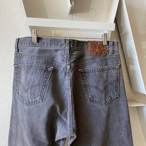 80's Black Levi’s 501 - 34” x 31”
