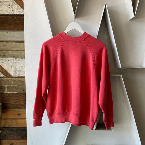70's Red Fader Raglan - Large