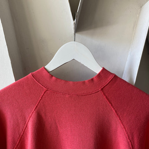 70's Red Fader Raglan - Large