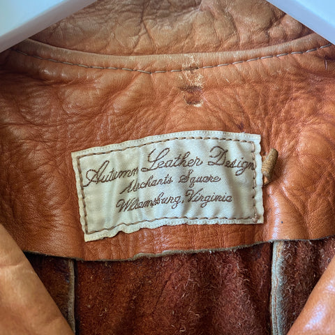 70's Women’s Leather Jacket - W's XS