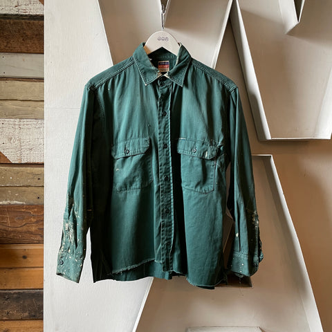50’s Big Mac Thrashed Work Shirt - Medium