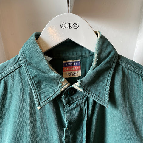 50’s Big Mac Thrashed Work Shirt - Medium