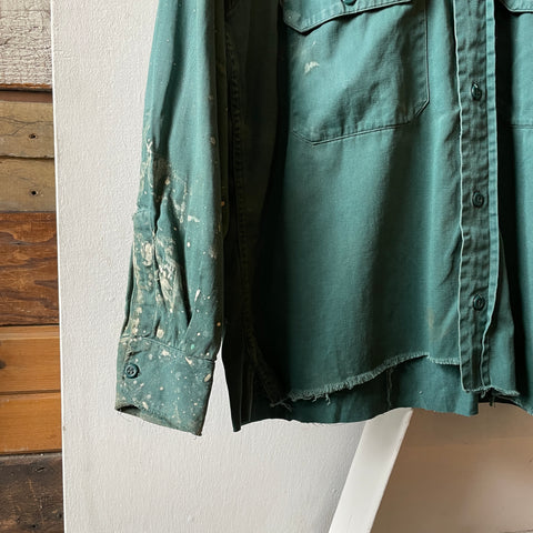 50’s Big Mac Thrashed Work Shirt - Medium