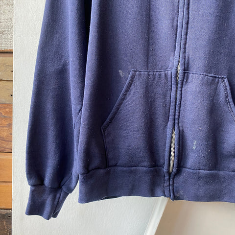 80’s Zip Up Hoodie - Large