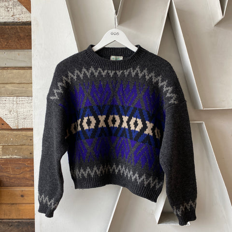 80's Benetton Wool Sweater - Medium/Small