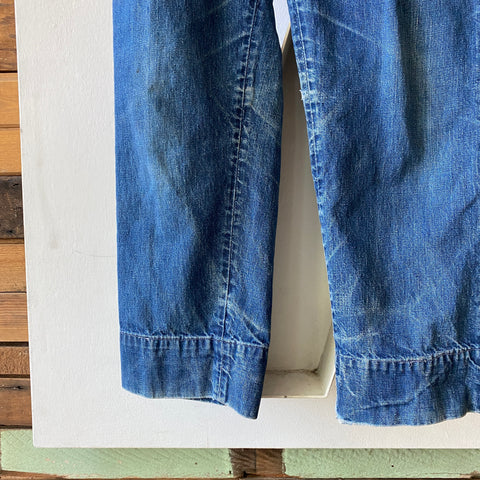 50's Levi's Side Zips - 27” x 29”