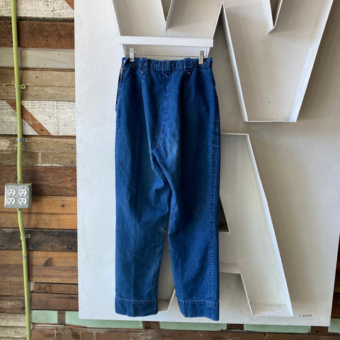 50's Levi's Side Zips - 27” x 29”