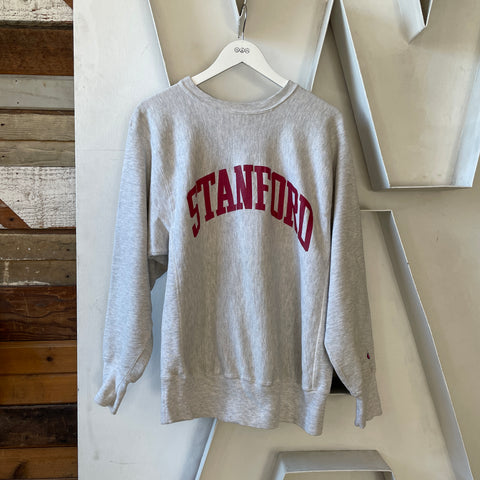 90’s Champion Reverse Weave Stanford Crewneck - XL