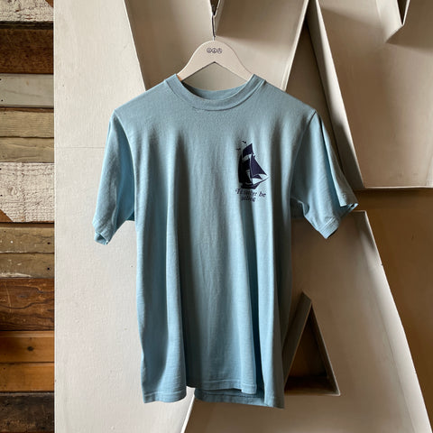 70’s I’d Rather Be Sailing Crazy Shirts Tee - Medium